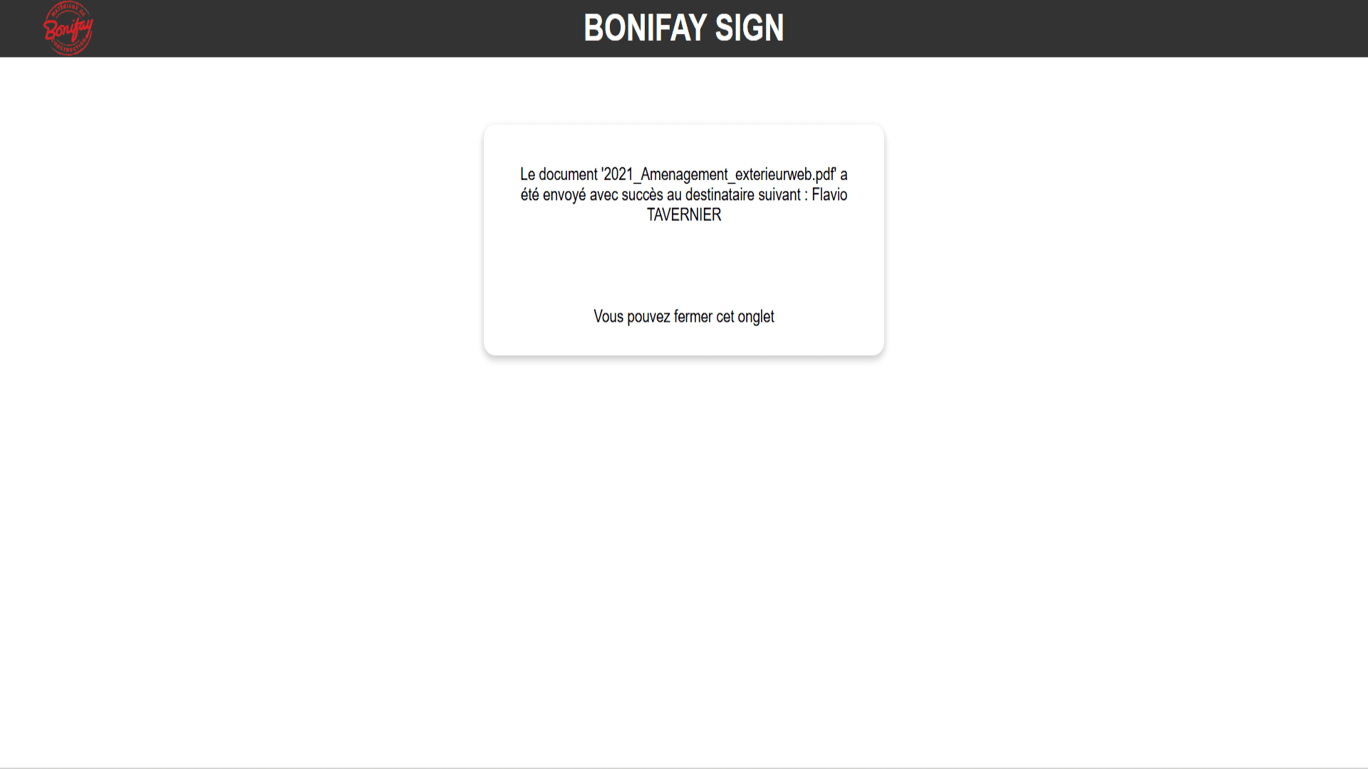 photos projet BonifaySign